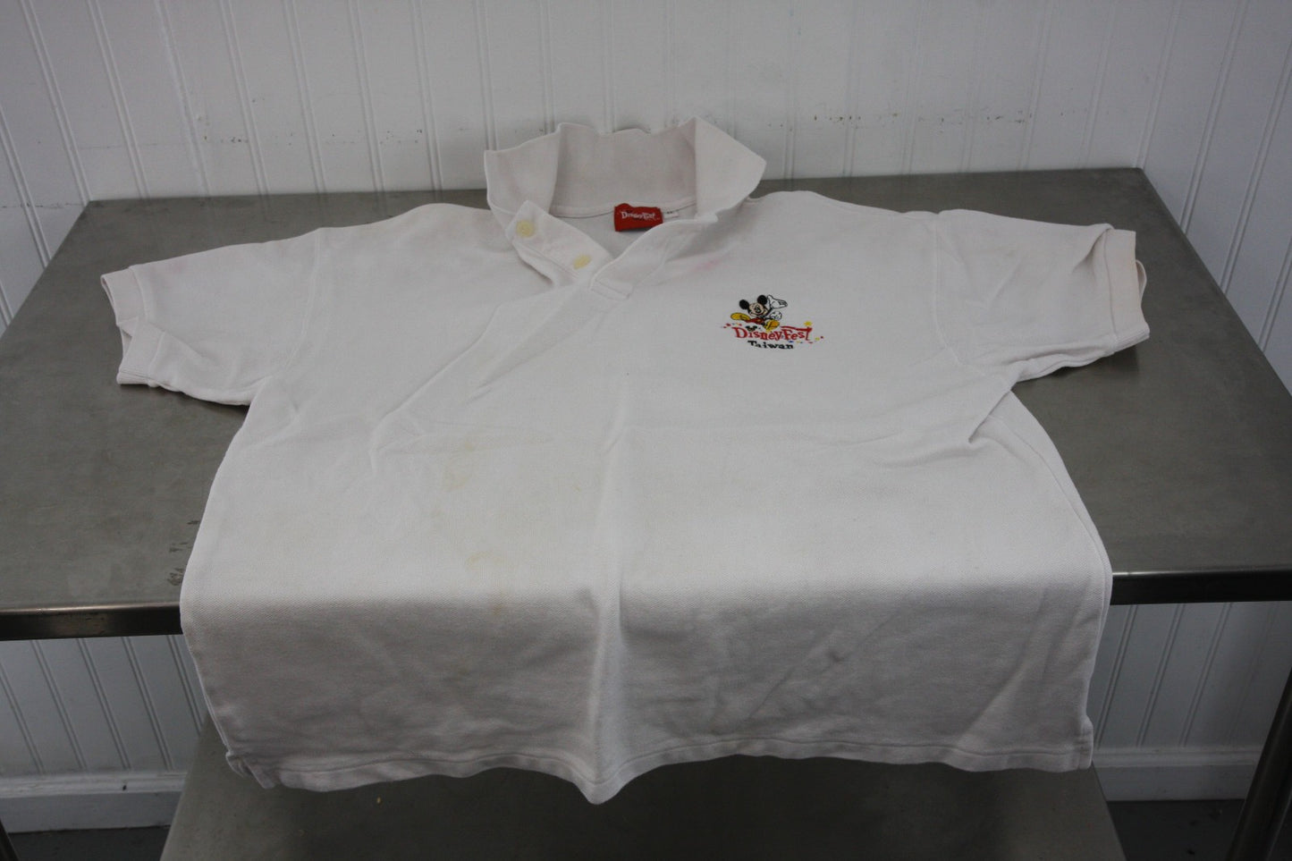 3 Vintage 1990s Stagehand Polo Shirts from Disney-Fest Crew & Taiwan XL
