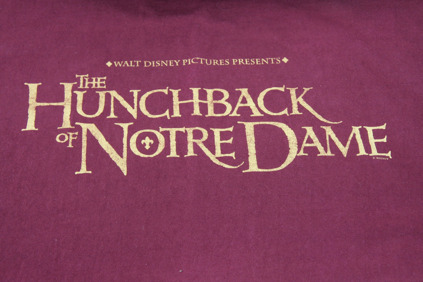 Vintage Tee Shirt Disney Pictures Hunchback of Notre Dame XL