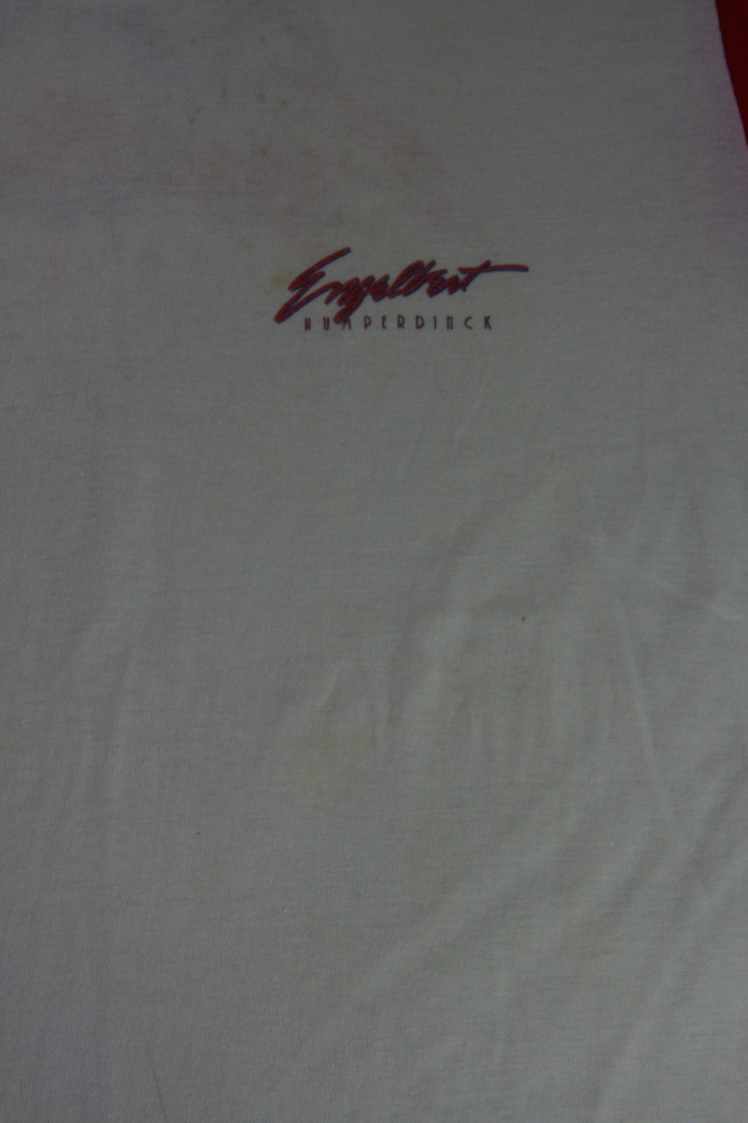 Vintage Englebert Humperdinck 20th Anniversary Tour Tee Shirt XL