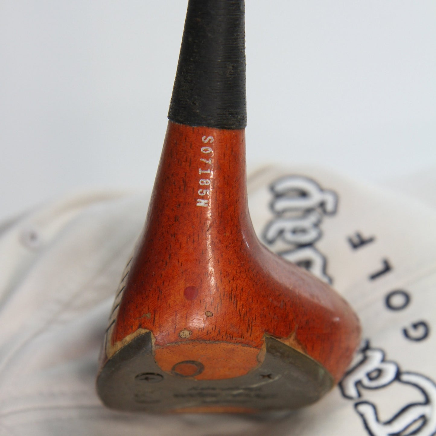 Vintage MacGregor Touring Custom 3 Wood Persimmon Head Red Face RH