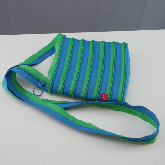 Zip-It Purse Cross Body Bag w/44" Strap 8" X 7 1/2"