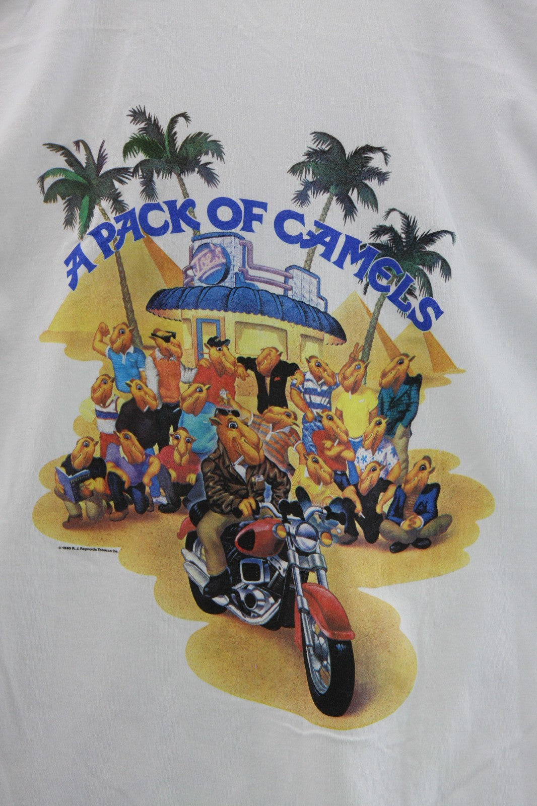 Vintage 1990 Pack of Camels Tee Shirt XL