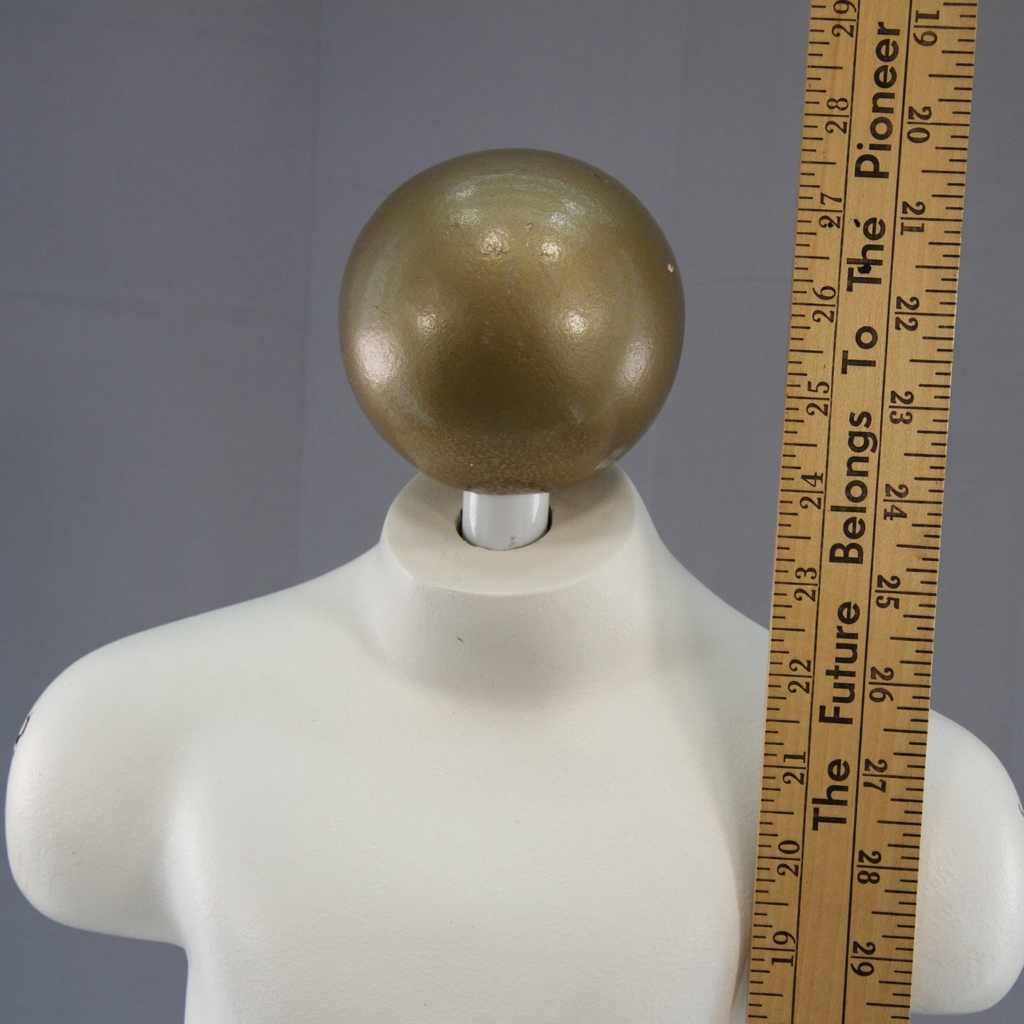Jewelry Mannequin 27 1/2" Tall 10 1/2" Wide Adjustable Height