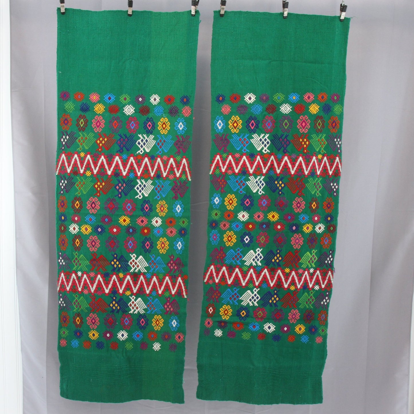 Ukrainian Woven Embroidered Table Runner (2 Available) 50" X 17"