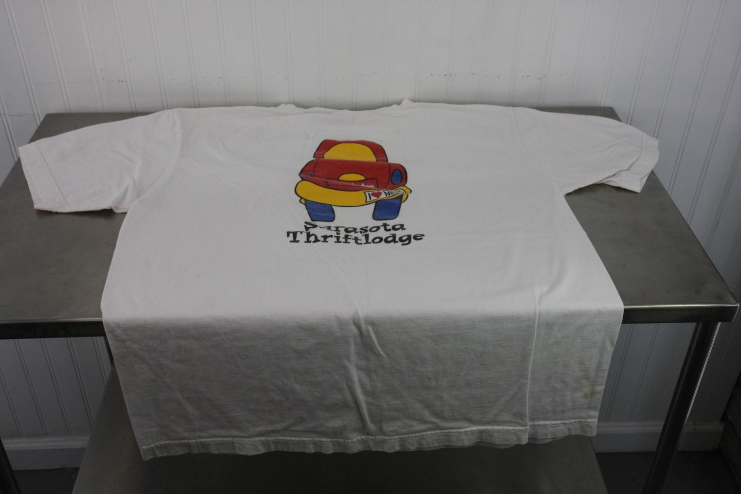 Vintage Tee Shirt Sarasota Opera House Miles of Smiles HIV/AIDS Thriftlodge 1995