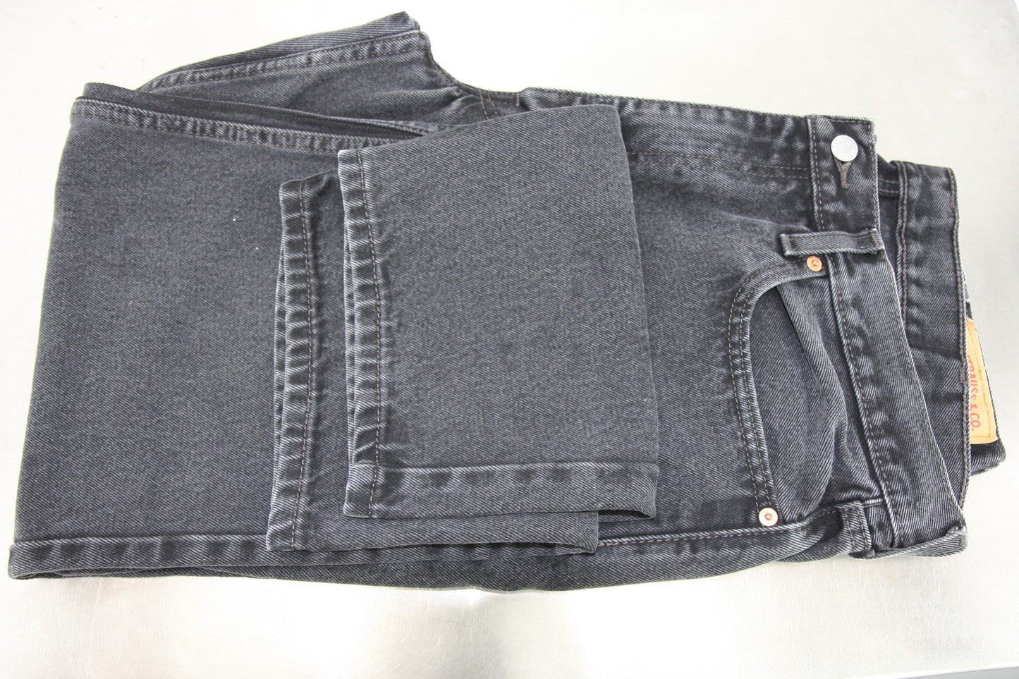 Levi Mens 550 Jeans 38 X 32  Two Pairs One Black, One Blue