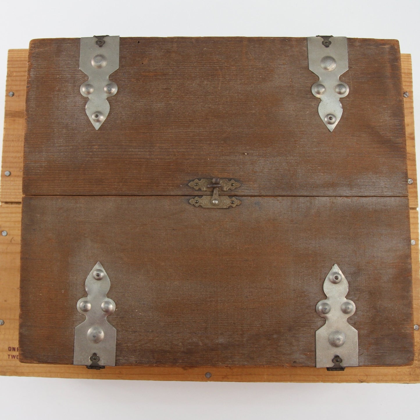 Lot of Four Wood Wine Cigar Boxes for Crafts and Decor
