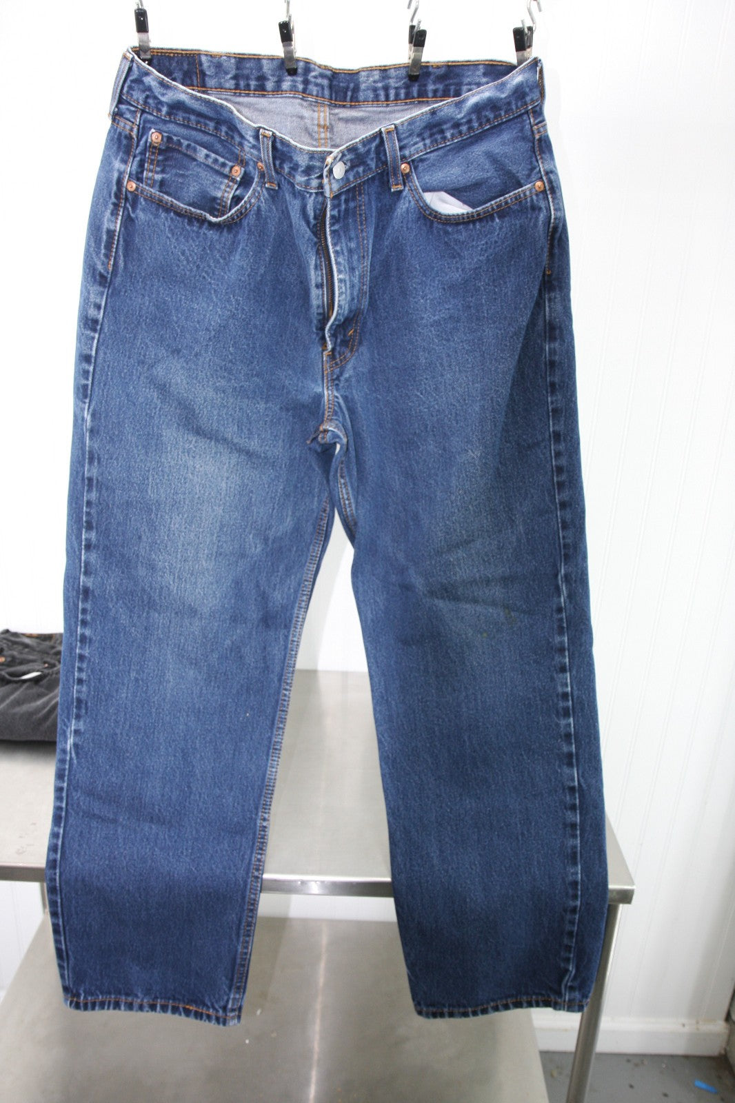 Levi Mens 550 Jeans 38 X 32  Two Pairs One Black, One Blue