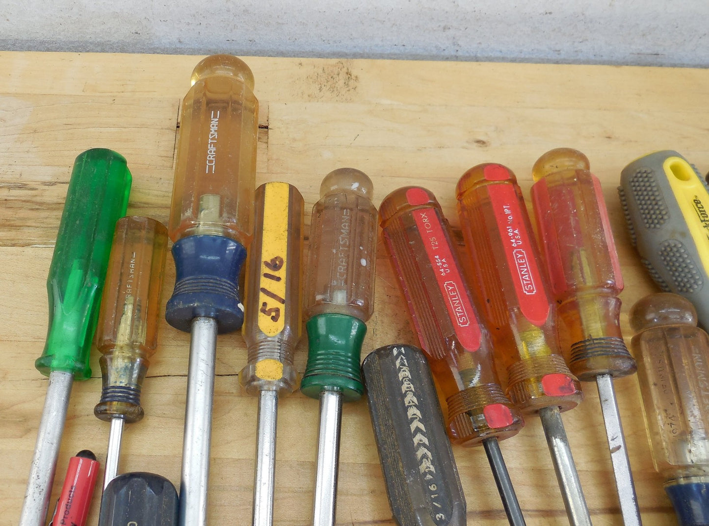 Estate 34 Lot Screwdriver Nut Driver Twerx Tools - Stanley Craftsman Others