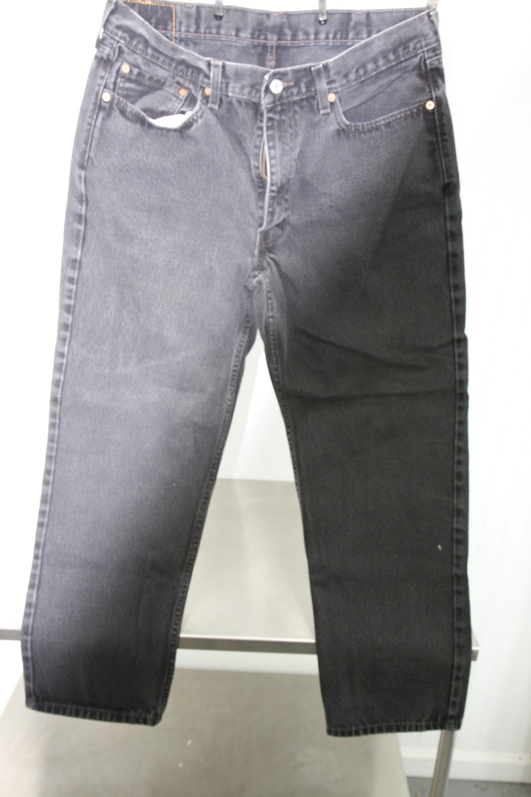 Levi Mens 550 Jeans 38 X 32  Two Pairs One Black, One Blue