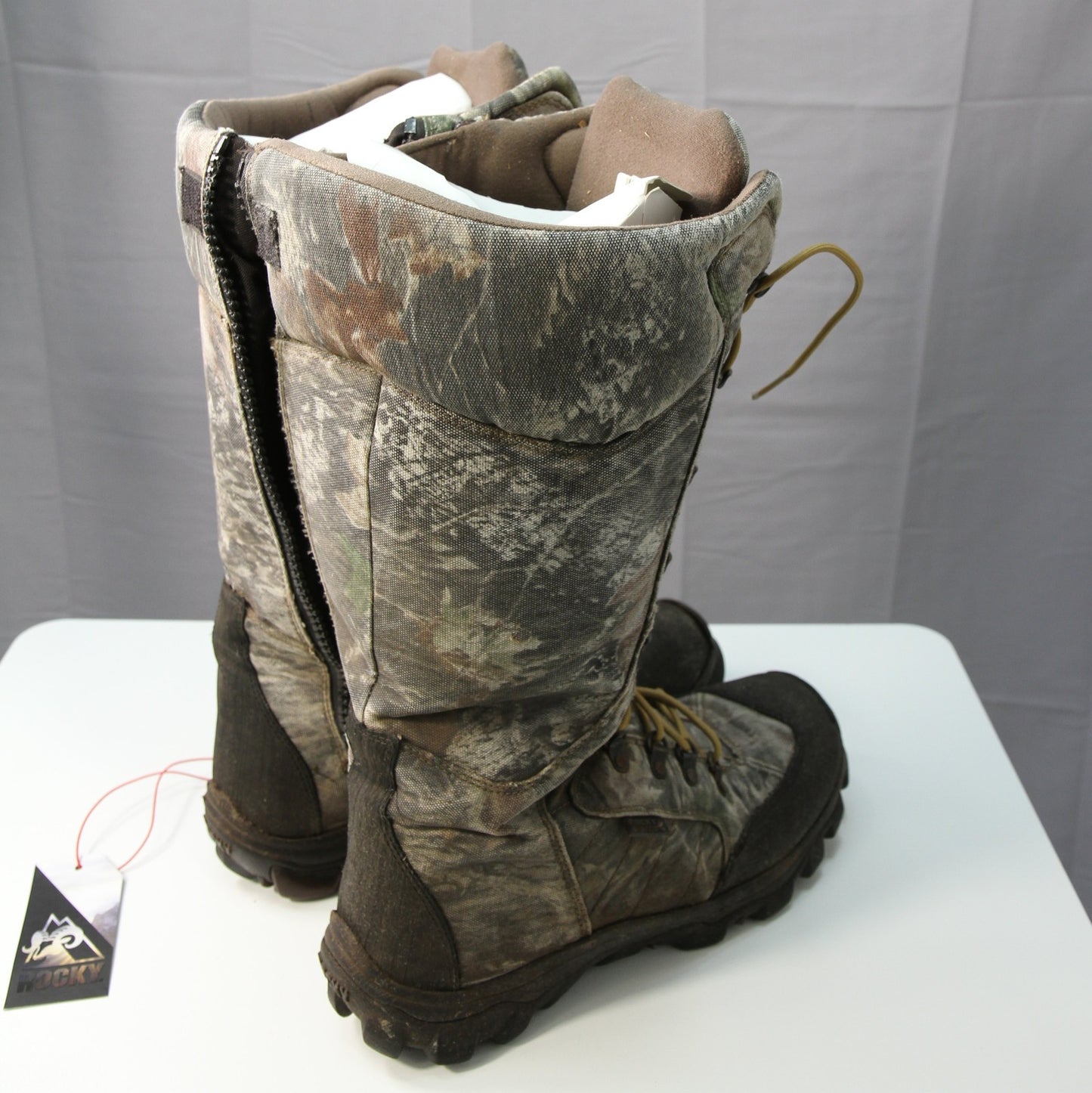 Rocky Lynx Waterproof 16" Snake Side-zip Boots Model 7379 - SIZE 12M