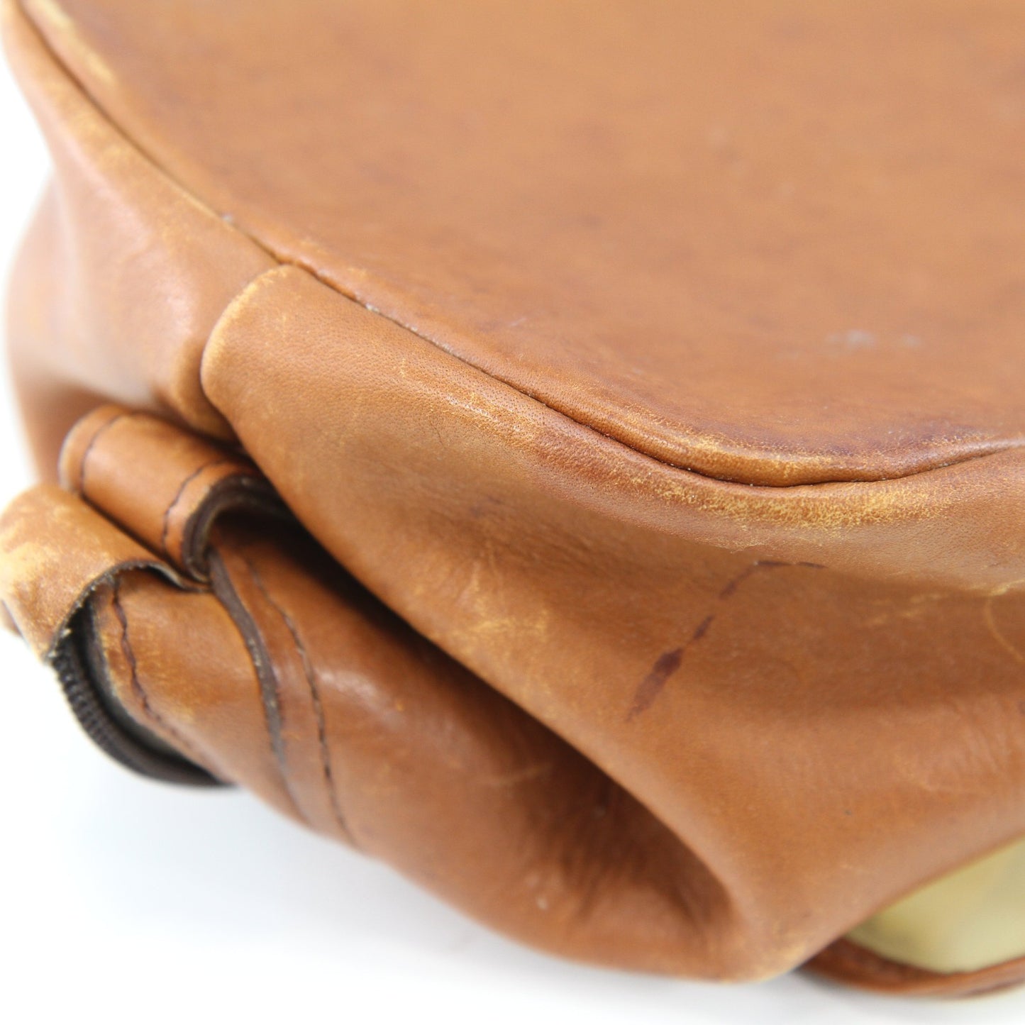 Vintage Renwick Mens Leather Toiletry Shaving Bag Canada 10" X 5.5" X 5.5"