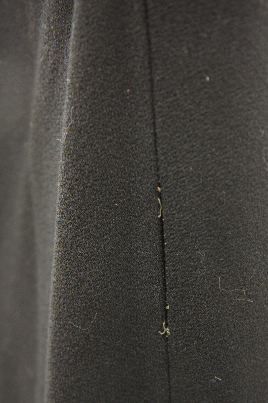 Vintage Hand Sewn Black Wool Cloak Satin Lined Theatre Stage Costume