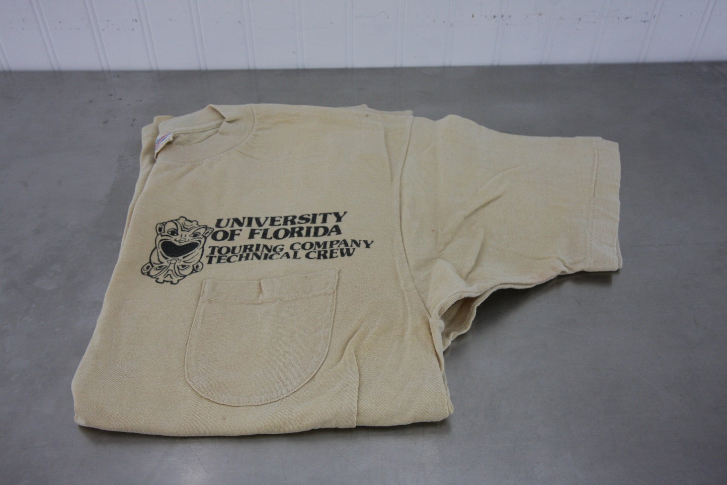 Vintage Stagehand Tee Shirt University of Florida Touring Company Technical Crew