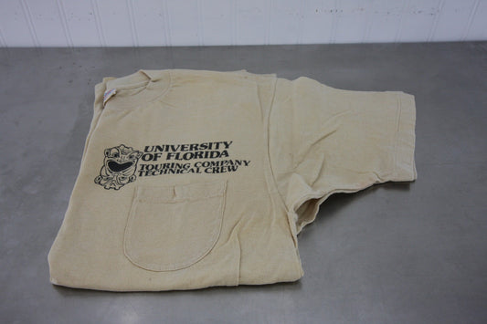 Vintage Stagehand Tee Shirt University of Florida Touring Company Technical Crew