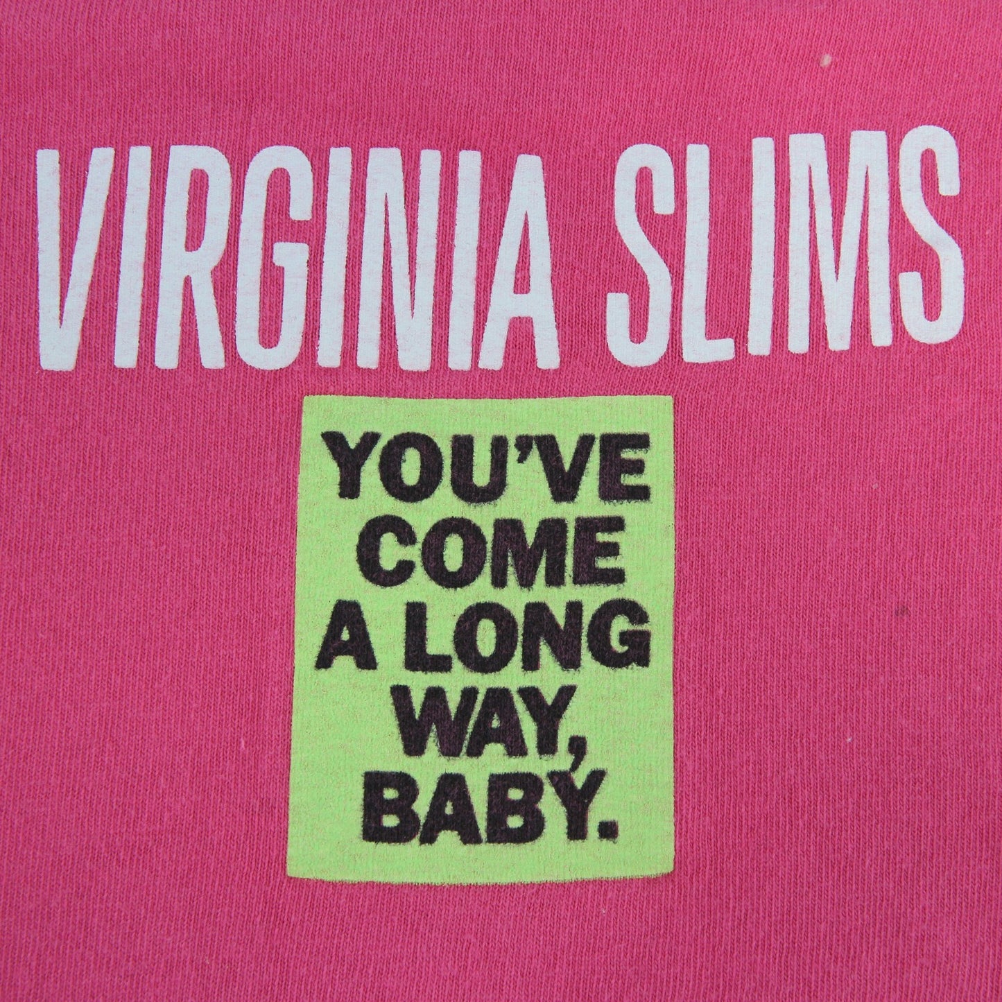 Vintage 2005 Virginia Slims Womans Tee Shirt Sugar & Space with Tag XL