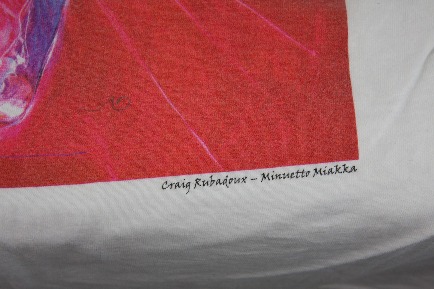 Pair Vintage Stagehand XL Tee Shirt Sarasota Music Festival 1990s Craig Rubadoux