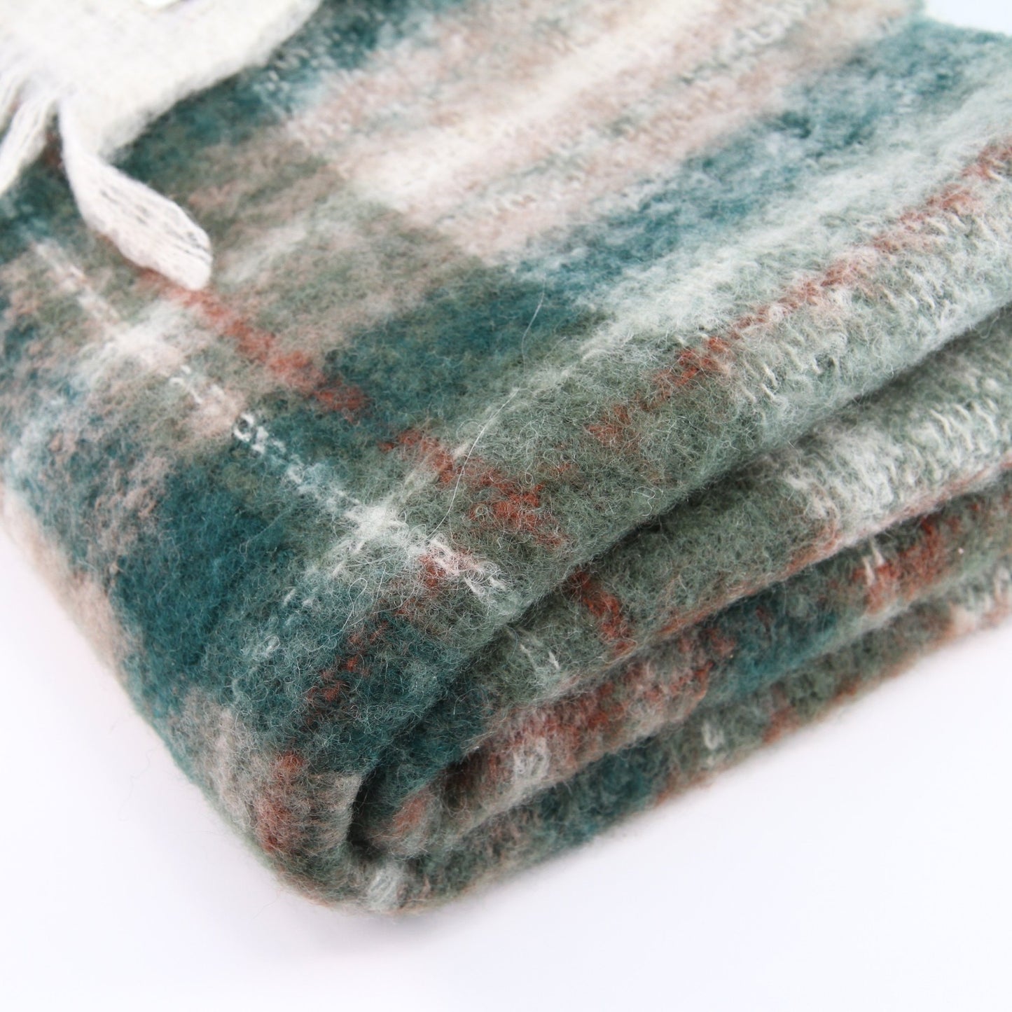 Spean Bridge Woollen Mills Wool Blend Throw Afghan 47"W X 64"L