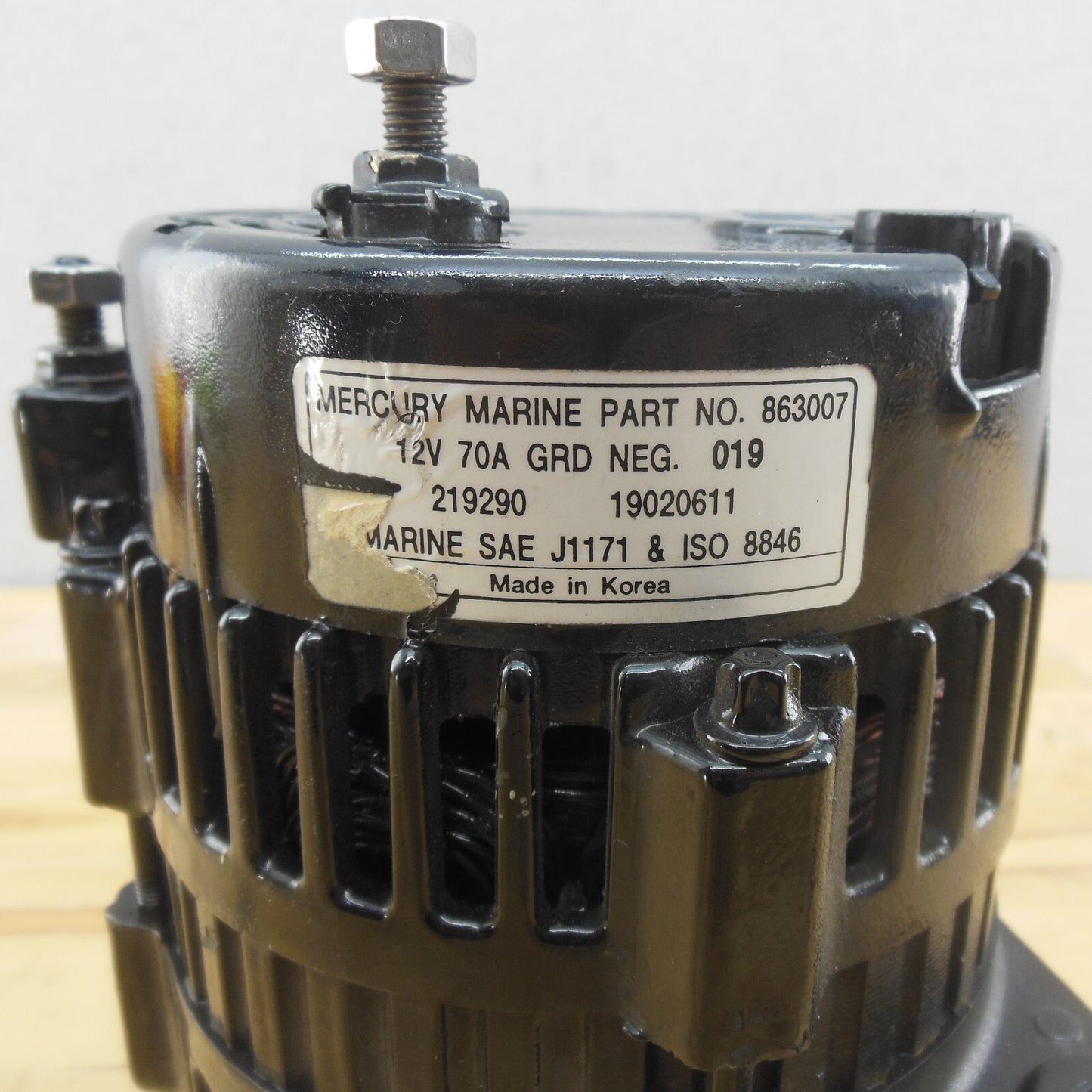Mercury Marine 863007 J1171 Alternator 12V 70A NOS