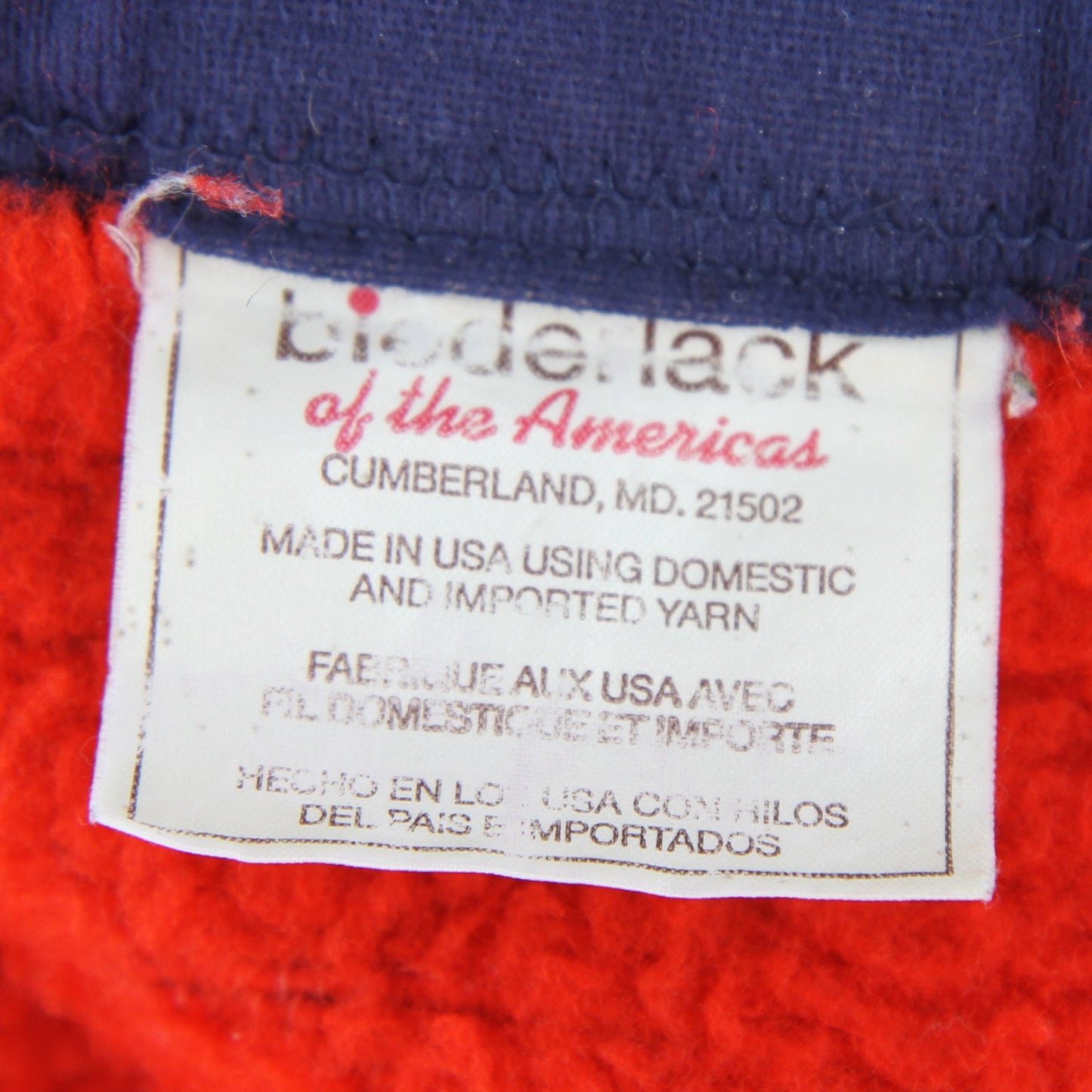 Vintage Cleveland Indians Biederlack Throw Blanket Chief Wahoo 56"W X 74"L