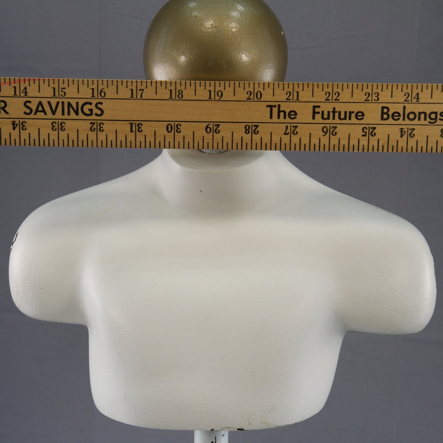 Jewelry Mannequin 27 1/2" Tall 10 1/2" Wide Adjustable Height