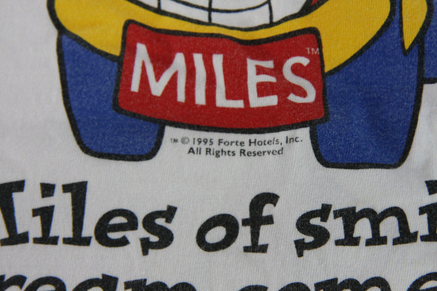Vintage Tee Shirt Sarasota Opera House Miles of Smiles HIV/AIDS Thriftlodge 1995