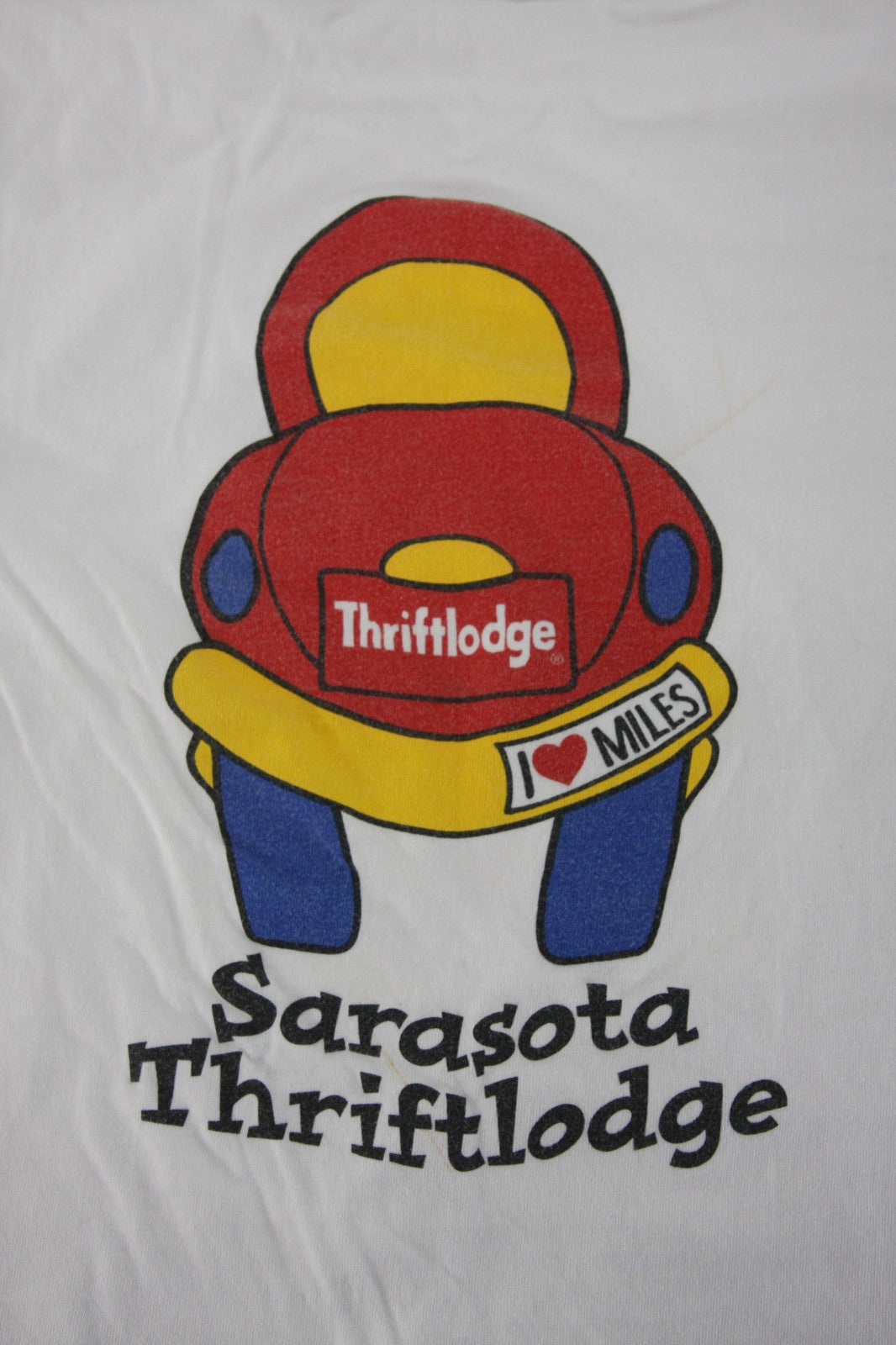 Vintage Tee Shirt Sarasota Opera House Miles of Smiles HIV/AIDS Thriftlodge 1995