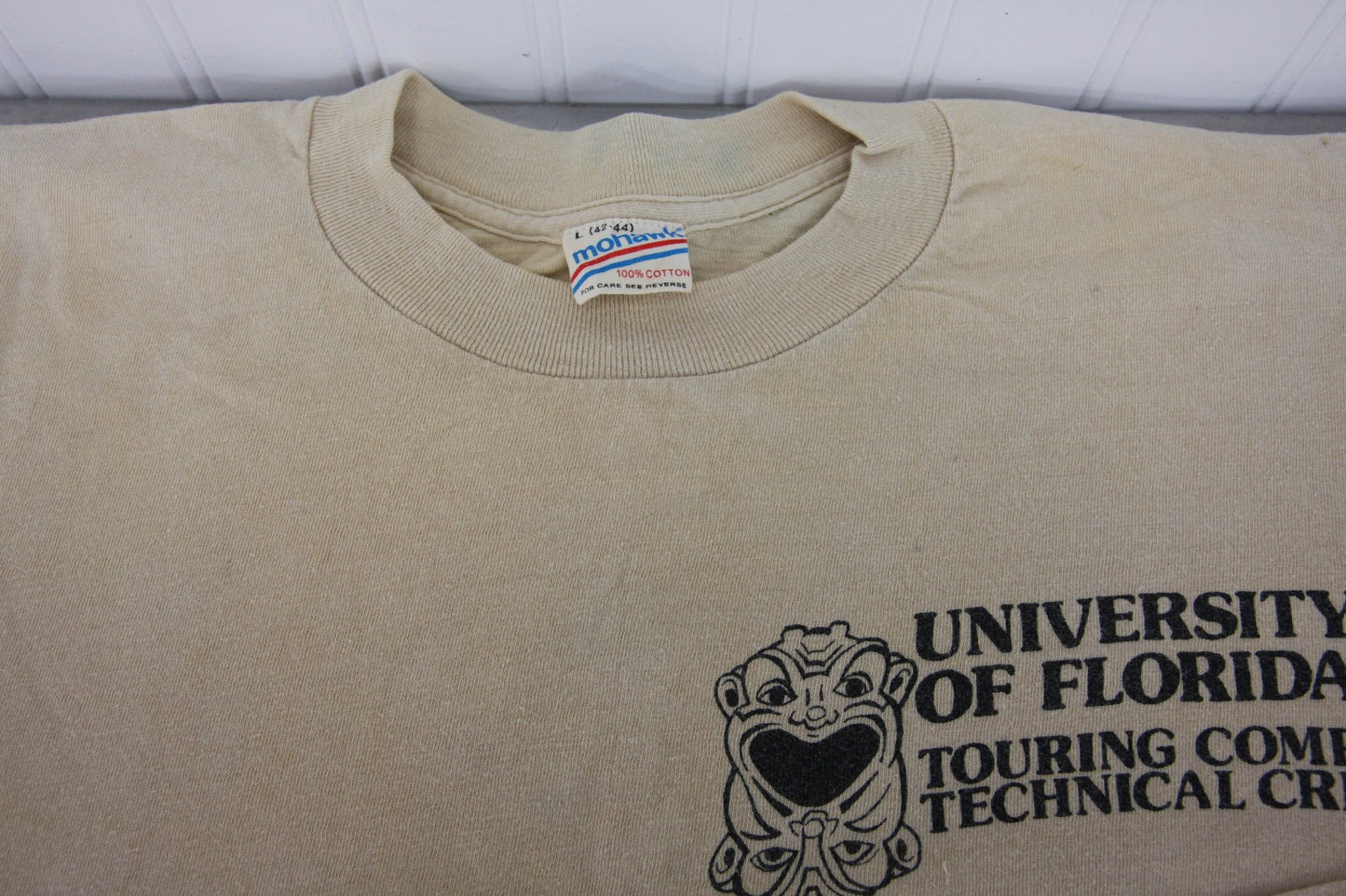 Vintage Stagehand Tee Shirt University of Florida Touring Company Technical Crew