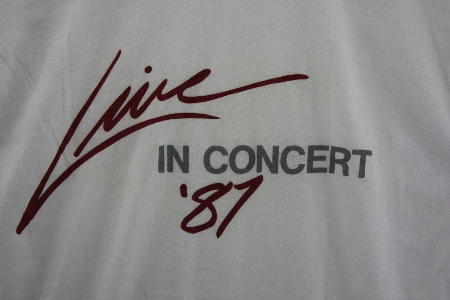 Vintage "Roadie" Lee Greenwood Live In Concert 1987 Tee Shirt XL