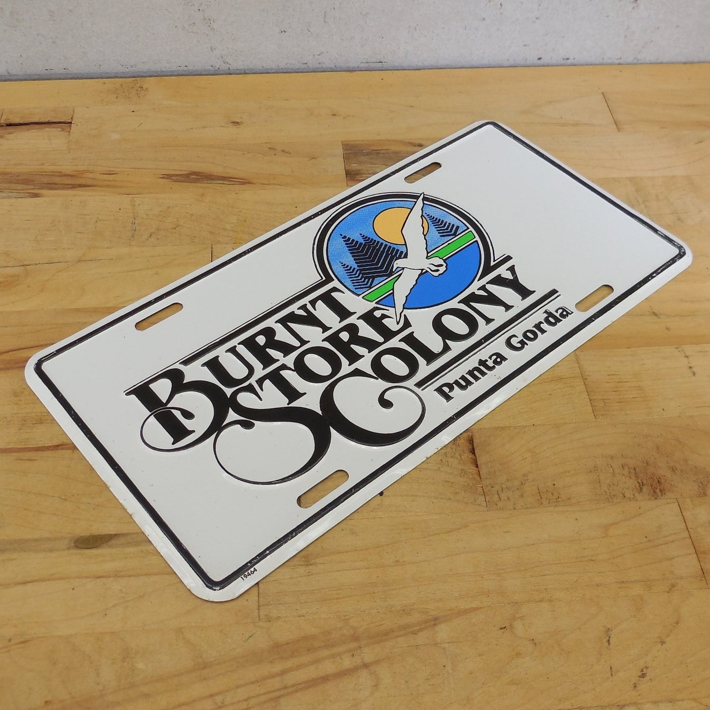 Burnt Store Colony Punta Gorda FL - Vanity License Plate Tag Seagull