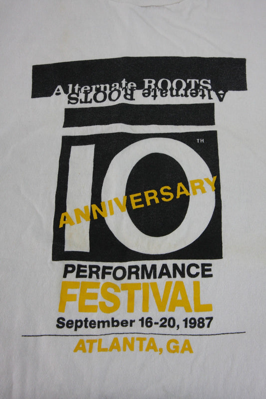 Vintage Tee Alternate Roots 10th Anniversary Performance Festival 1987 Atlanta