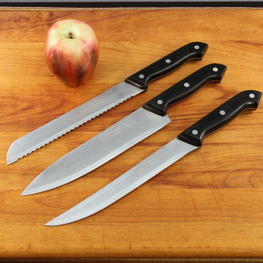 Slitzer Rostfrei Stainless Steel Kitchen Knife Set of Three 12 1/2"