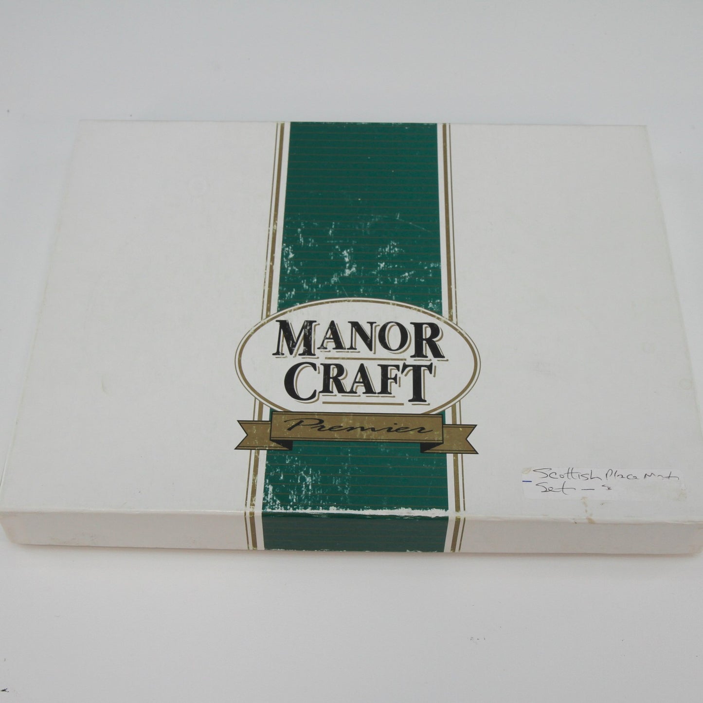 Manor Craft 6 Place Royal Stewart Tartan Plaid Place Mats Vinyl Tops Cork Backs