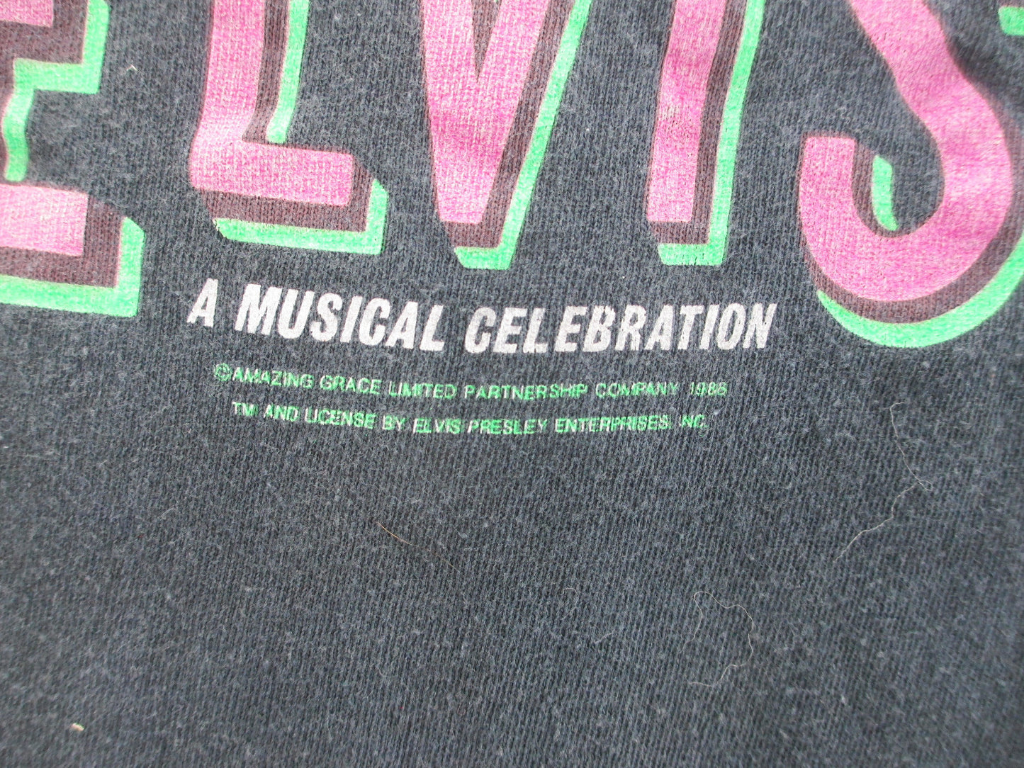 Vintage Tee Shirt Elvis A Musical Celebration 1988 Tour Large