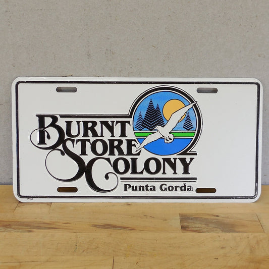 Burnt Store Colony Punta Gorda FL - Vanity License Plate Tag Seagull