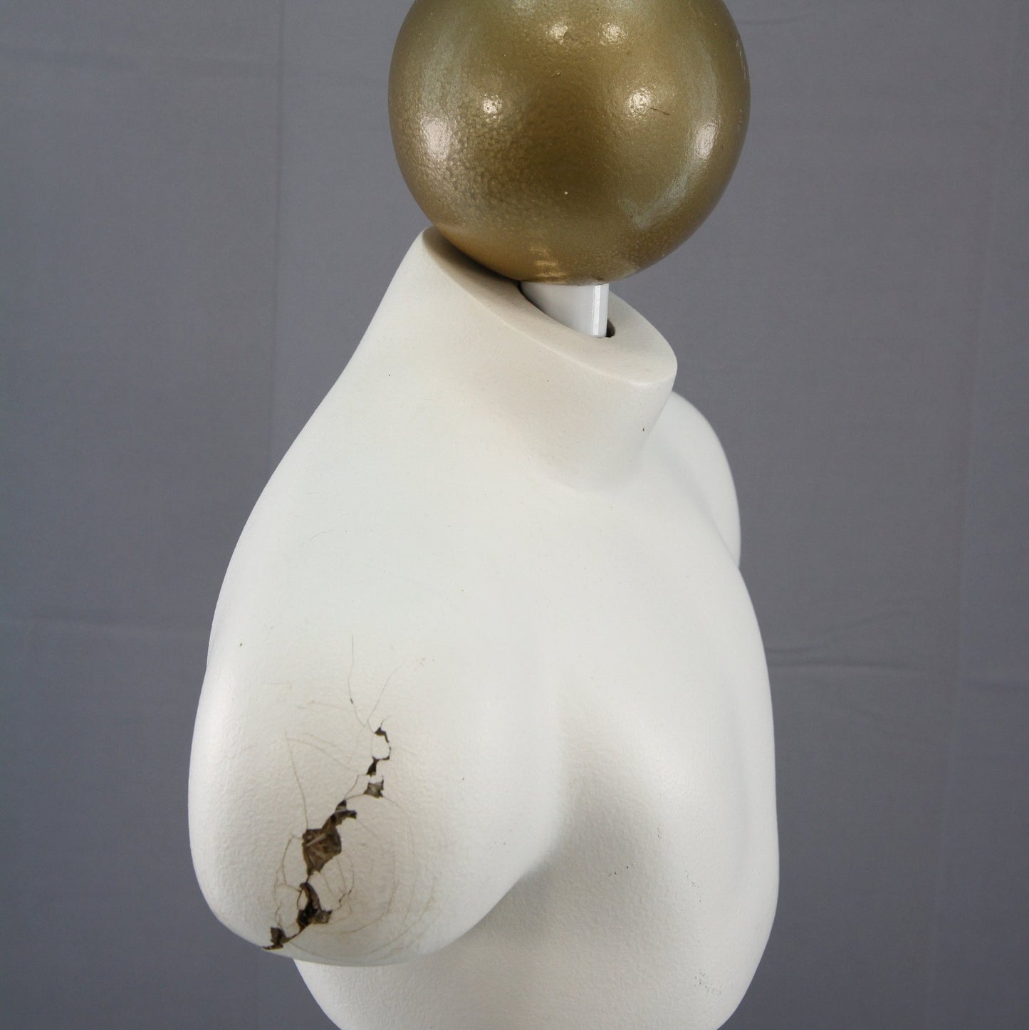 Jewelry Mannequin 27 1/2" Tall 10 1/2" Wide Adjustable Height