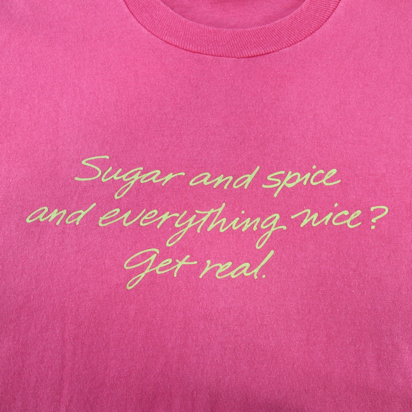 Vintage 2005 Virginia Slims Womans Tee Shirt Sugar & Space with Tag XL