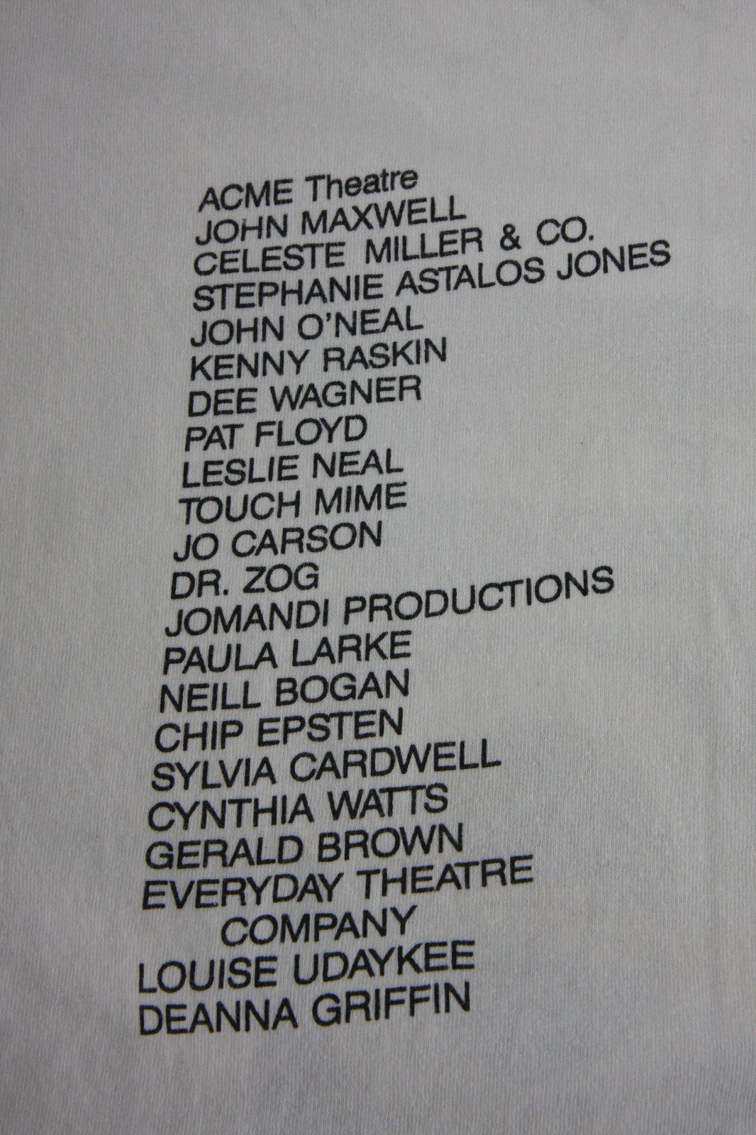 Vintage Tee Alternate Roots 10th Anniversary Performance Festival 1987 Atlanta