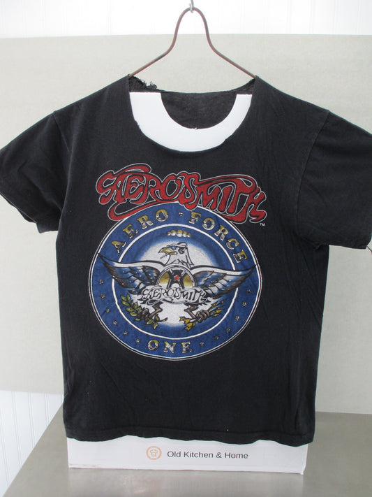 Vintage "Roadie" Tee Shirt Aerosmith Air Force One Tour 1986