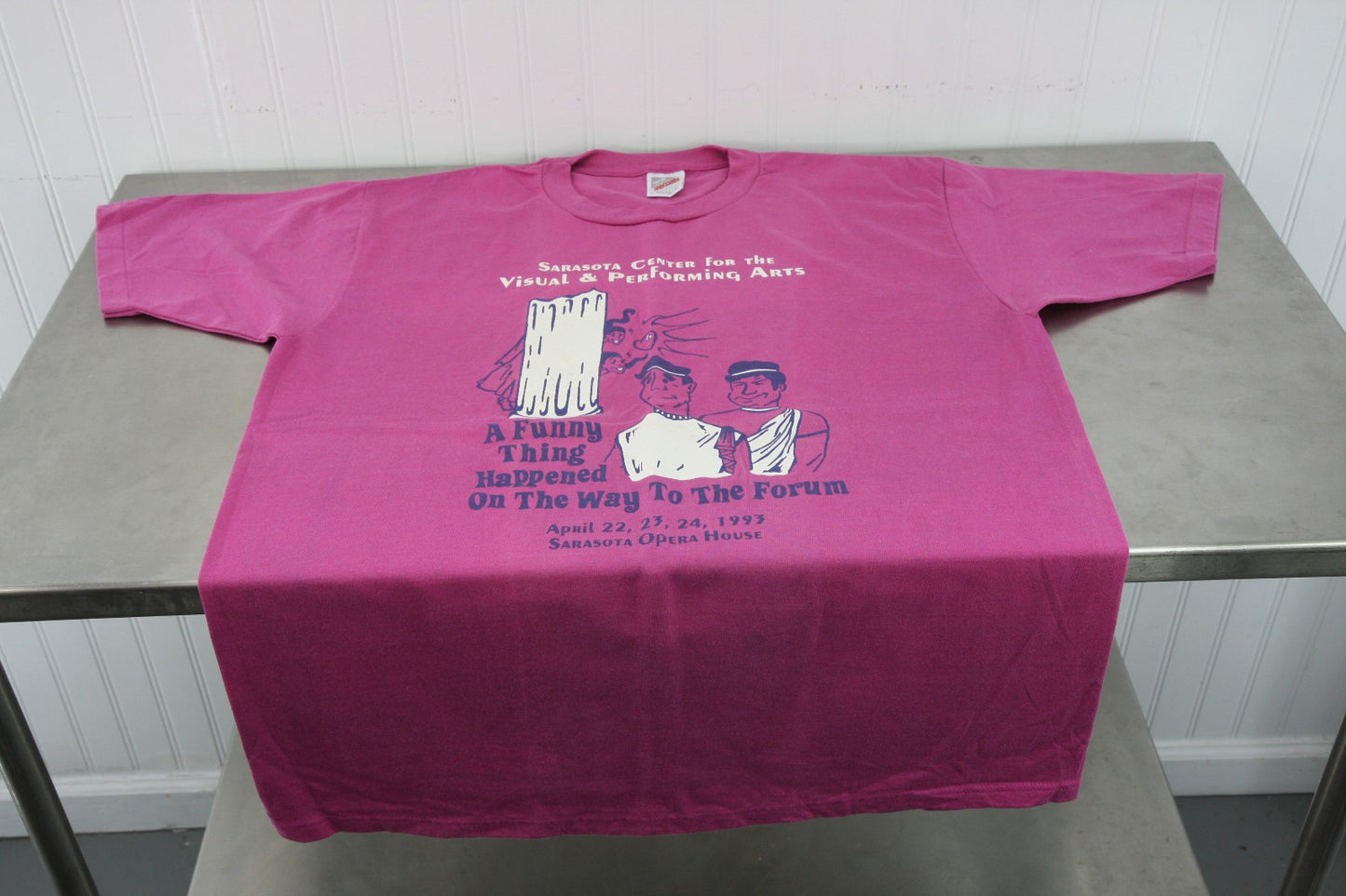 Vintage Tee Shirt Sarasota Center Performing Arts Funny Thing Way Forum Large