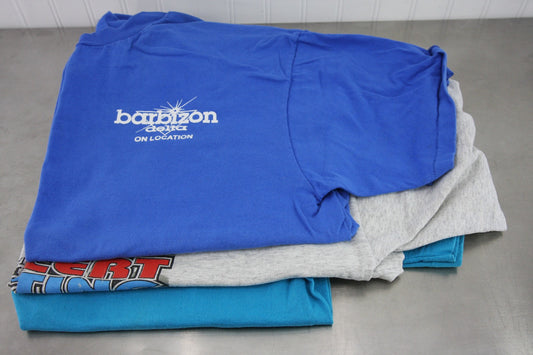 3 Pack Vintage Stagehand XL Tee Shirts, Barbizon, King Concert, BMI Supply