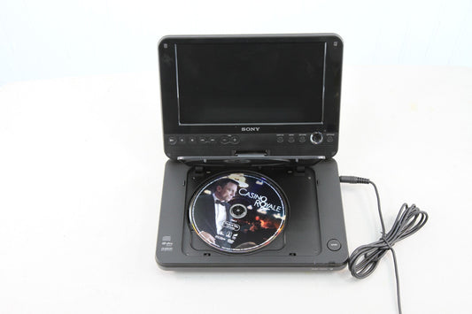 Vintage Sony Portable CD DVD Player DVP-FX820 Battery & Charger