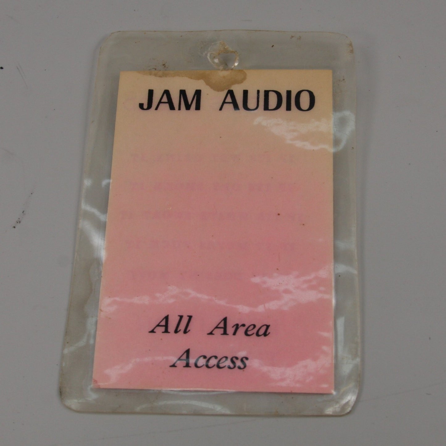 Stagehand Jam Audio All Area Access Pass Roadies Creed On Backside