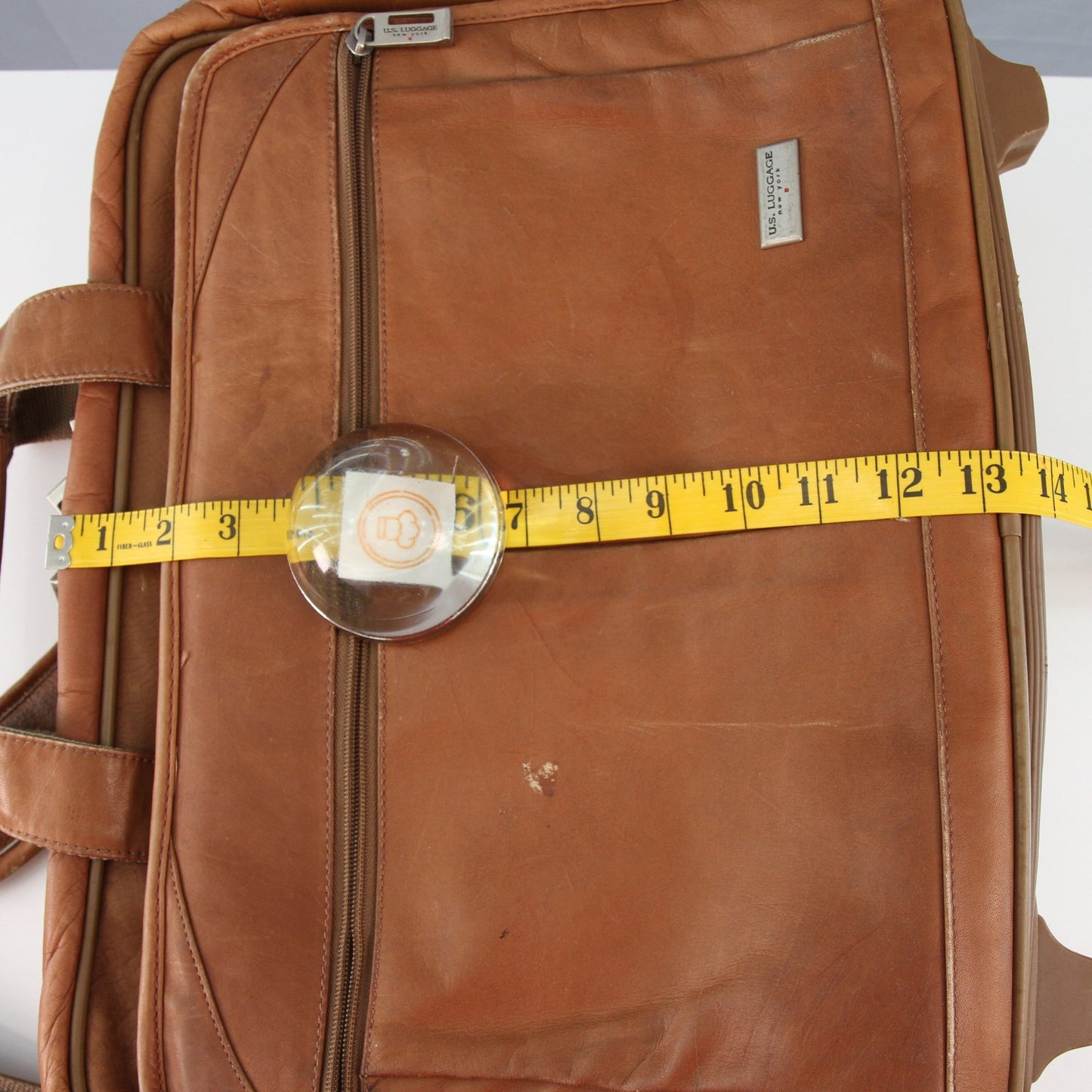 US Luggage New York Rolling Briefcase Suitcase With Laptop Sleeve Sholder Strap