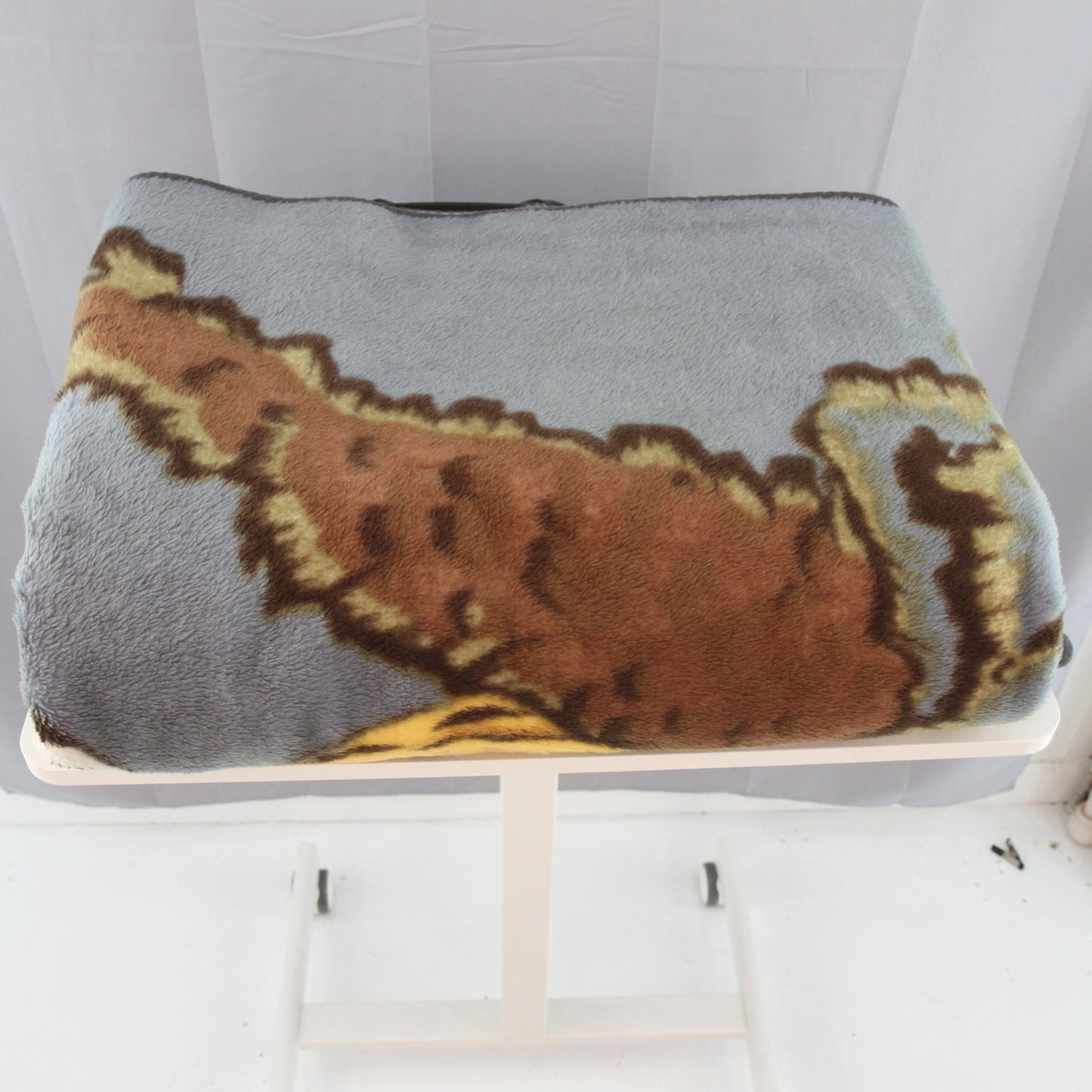 Unbranded Thick Heavy 6.95LB Tiger Plush Blanket 72W X 92L Full