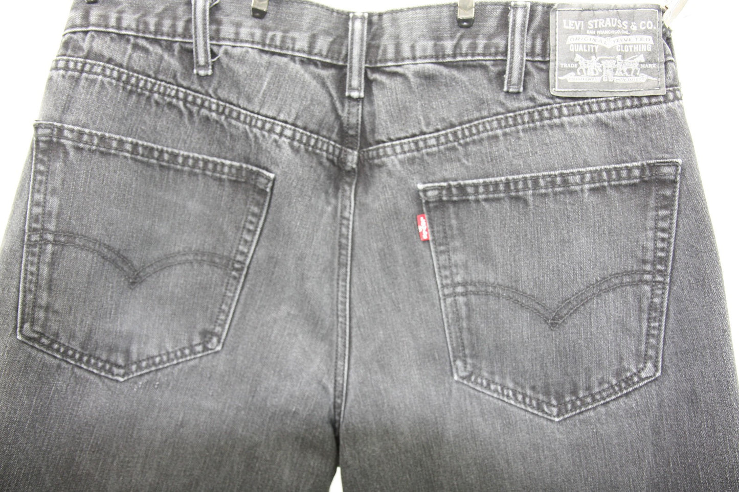 Levi Mens Black Jeans 38 X 34 Two Pair