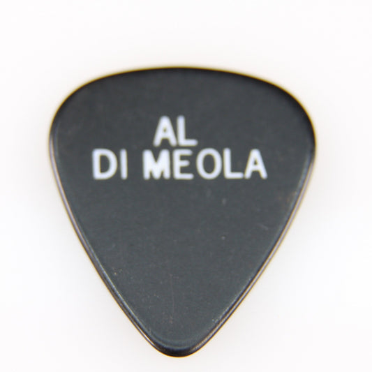 Vintage Guitar Pick Al Di Meola before website stamped on back.