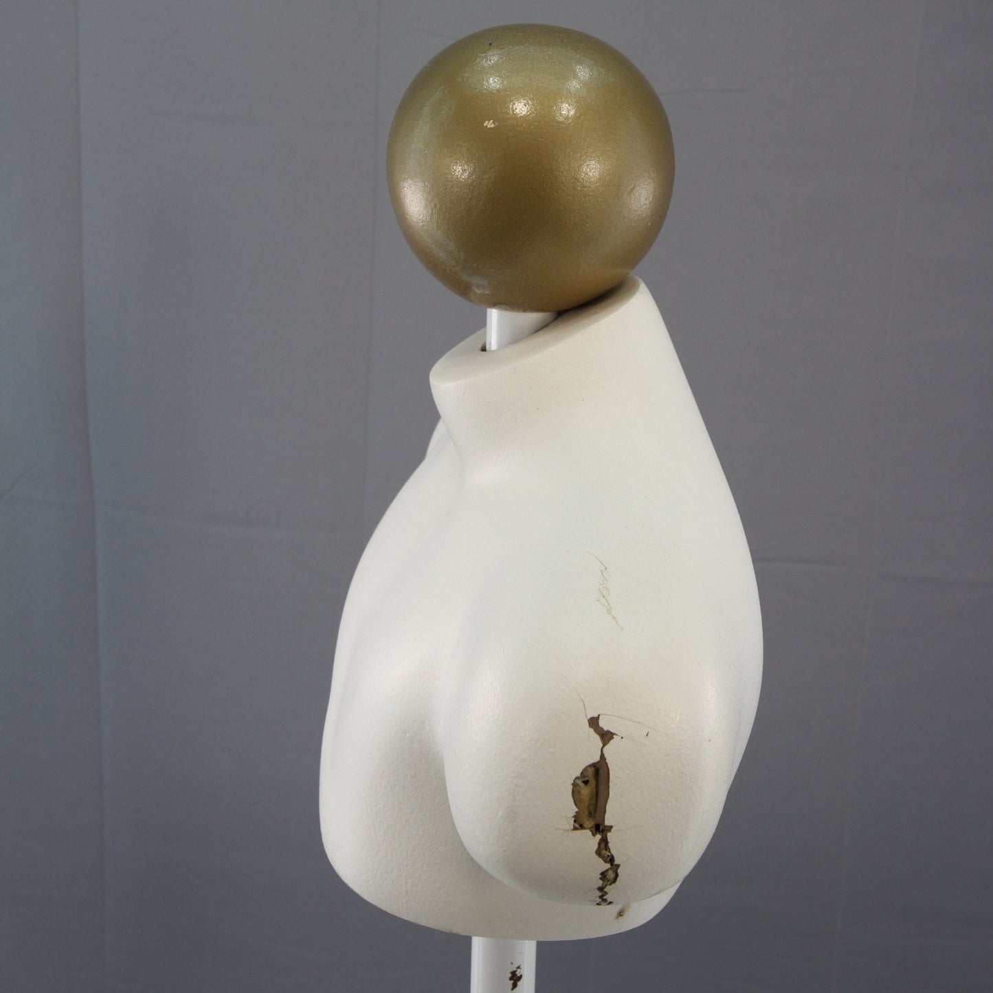 Jewelry Mannequin 27 1/2" Tall 10 1/2" Wide Adjustable Height