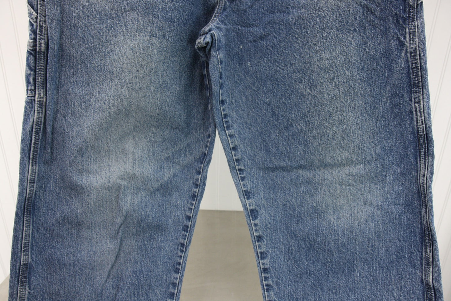 Wrangler Mens Carpenter Jeans 38x34 Two Pair, One Blue, One Gray