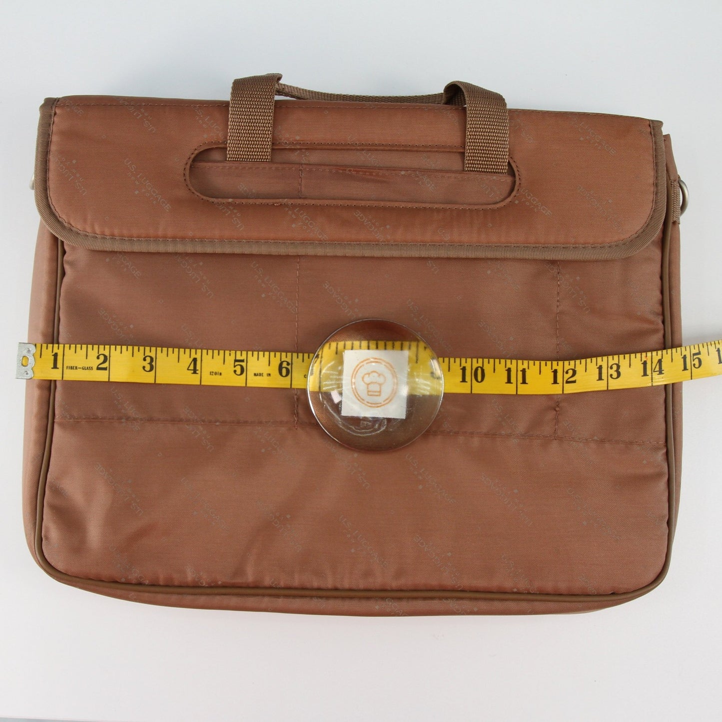US Luggage New York Rolling Briefcase Suitcase With Laptop Sleeve Sholder Strap
